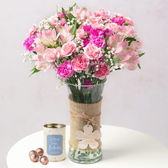 Birthday Flowers and Chocolates Gift Cheap Flowers by Post UK